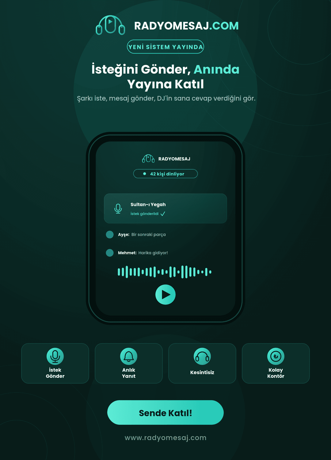 RadyoMesaj Yenilendi: Dinleyiciler İçin Yepyeni Bir Deneyim Başlıyor!